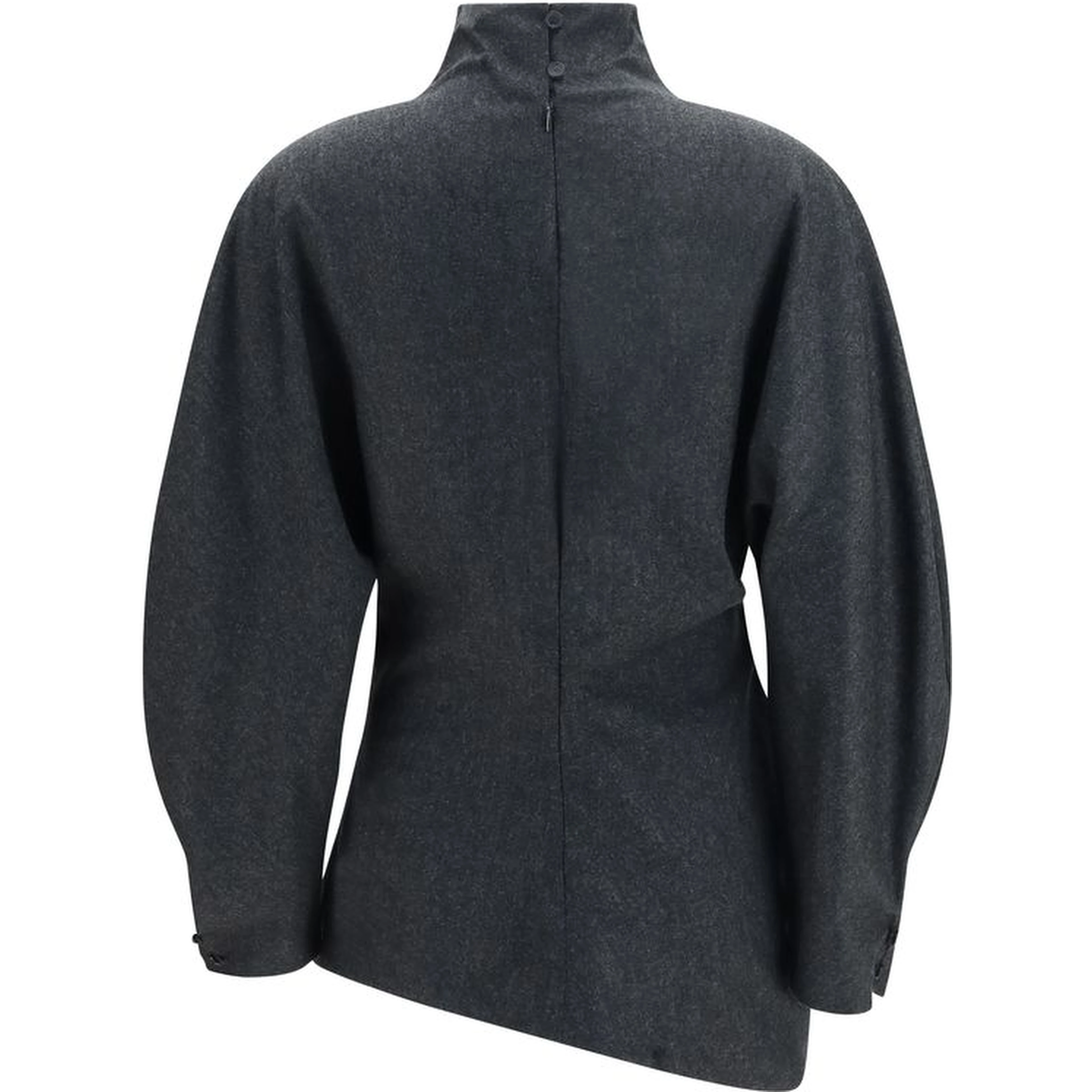 Gray Wool Oves Aries Blouse