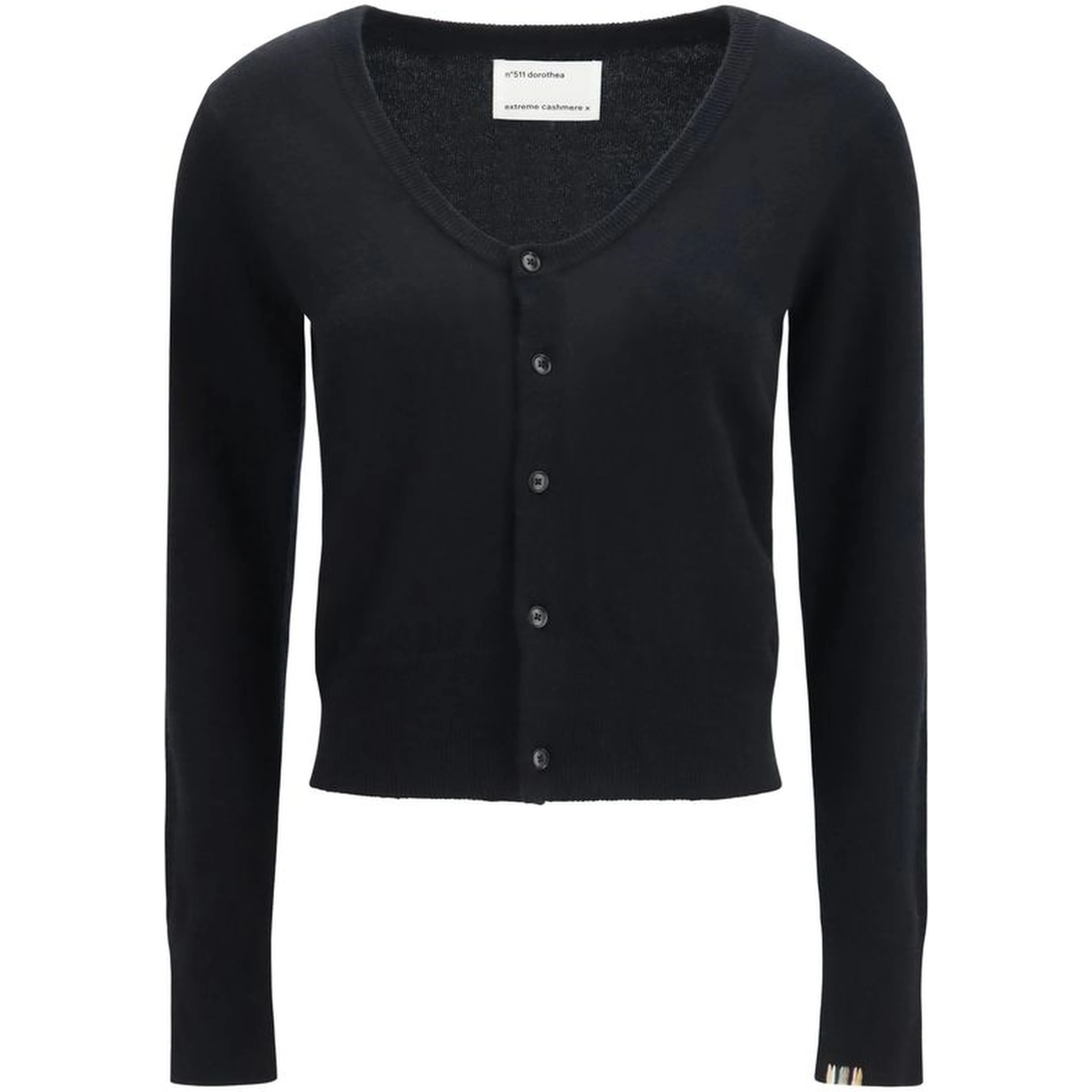 Black Cashmere Cardigan