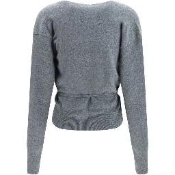 Gray Cashmere Cardigan