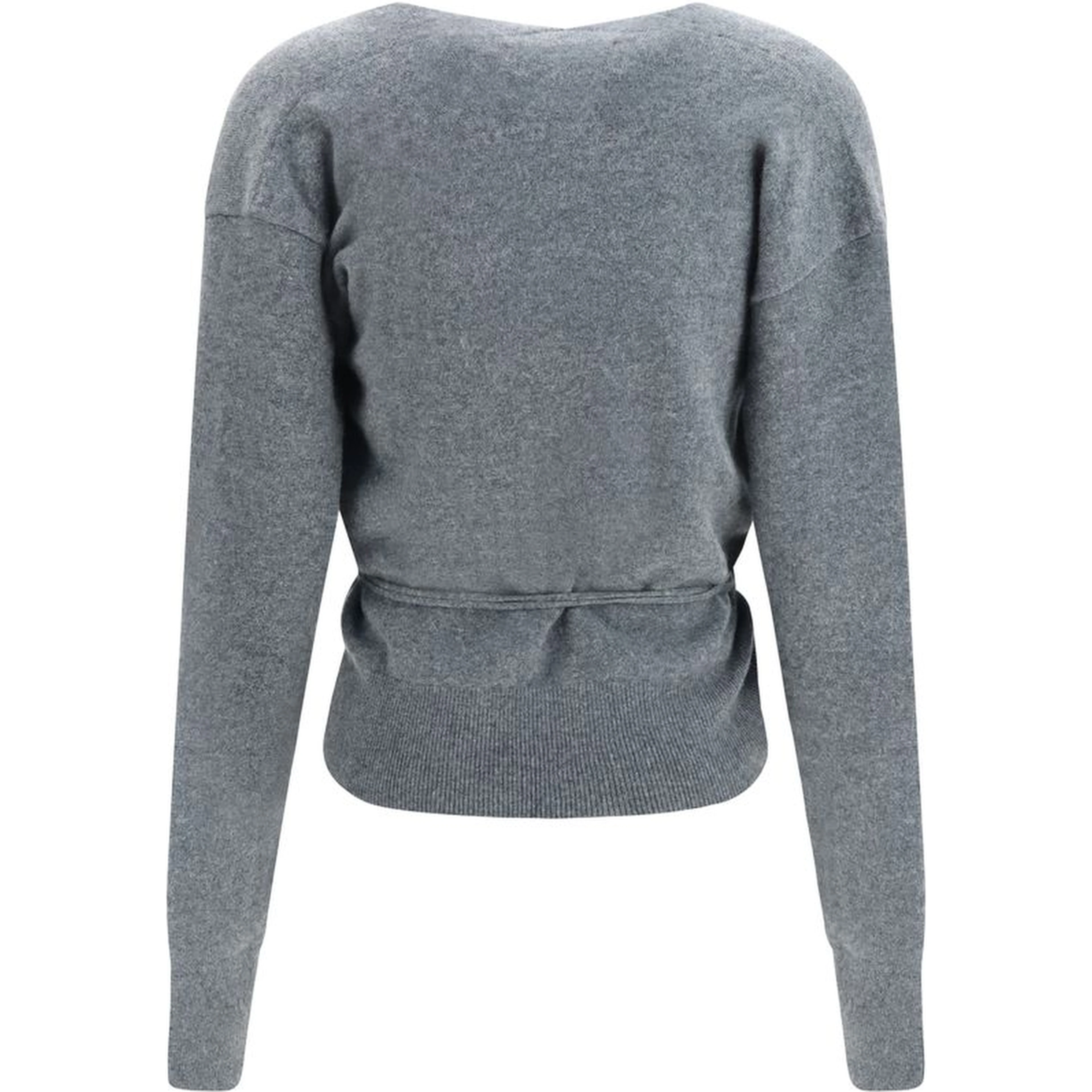 Gray Cashmere Cardigan
