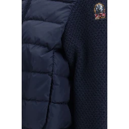 Blue Polyamide Full-Length Jacket