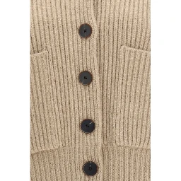 Beige Wool Oves Aries Cardigan