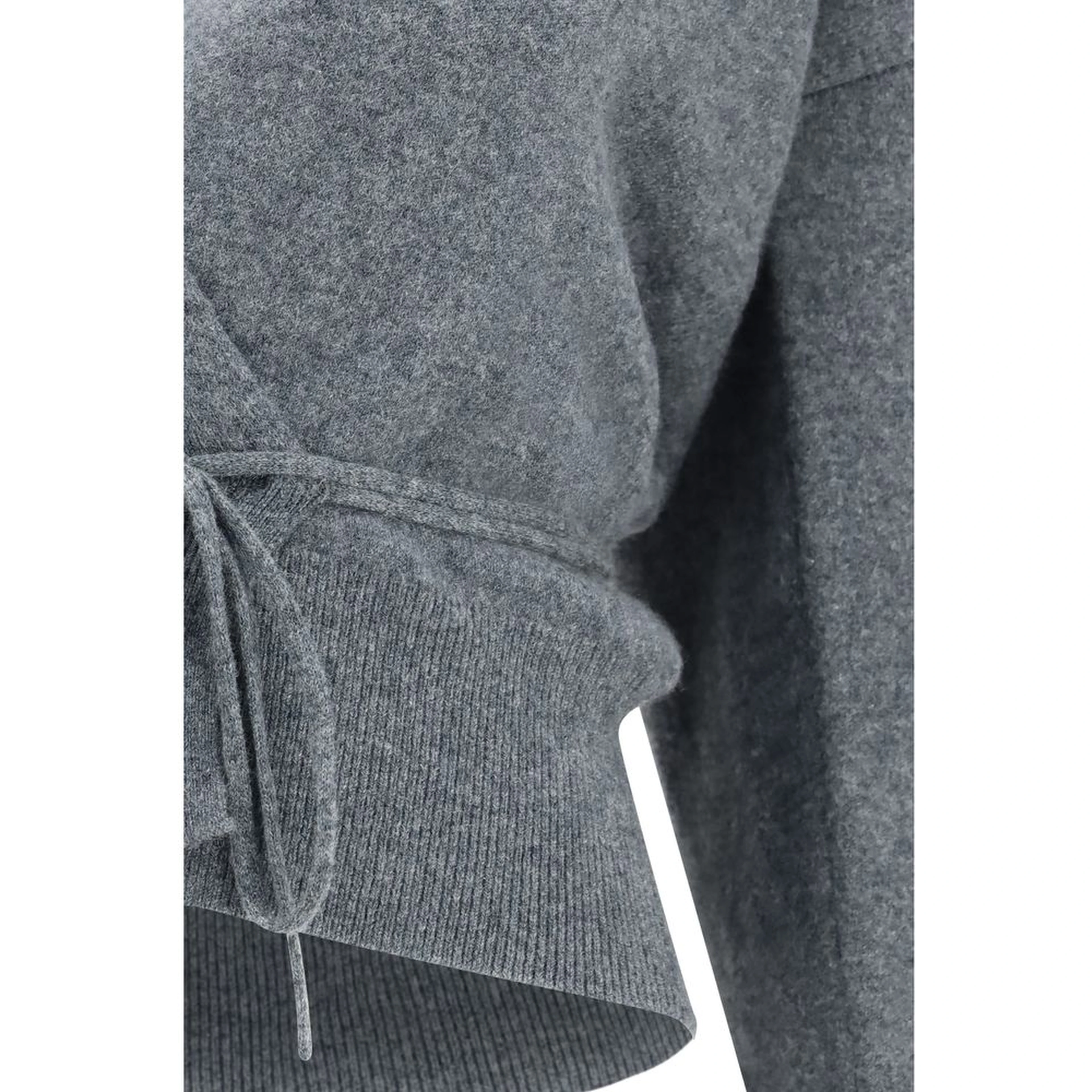 Gray Cashmere Cardigan