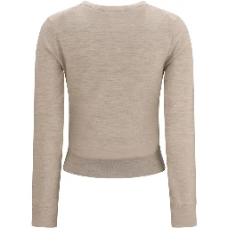 Beige Wool Oves Aries Sweatshirt