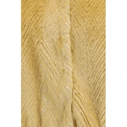 Gold Modacrylic Bomber