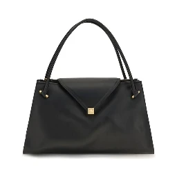 Black Calf Leather Bos Taurus Shoulder Bag