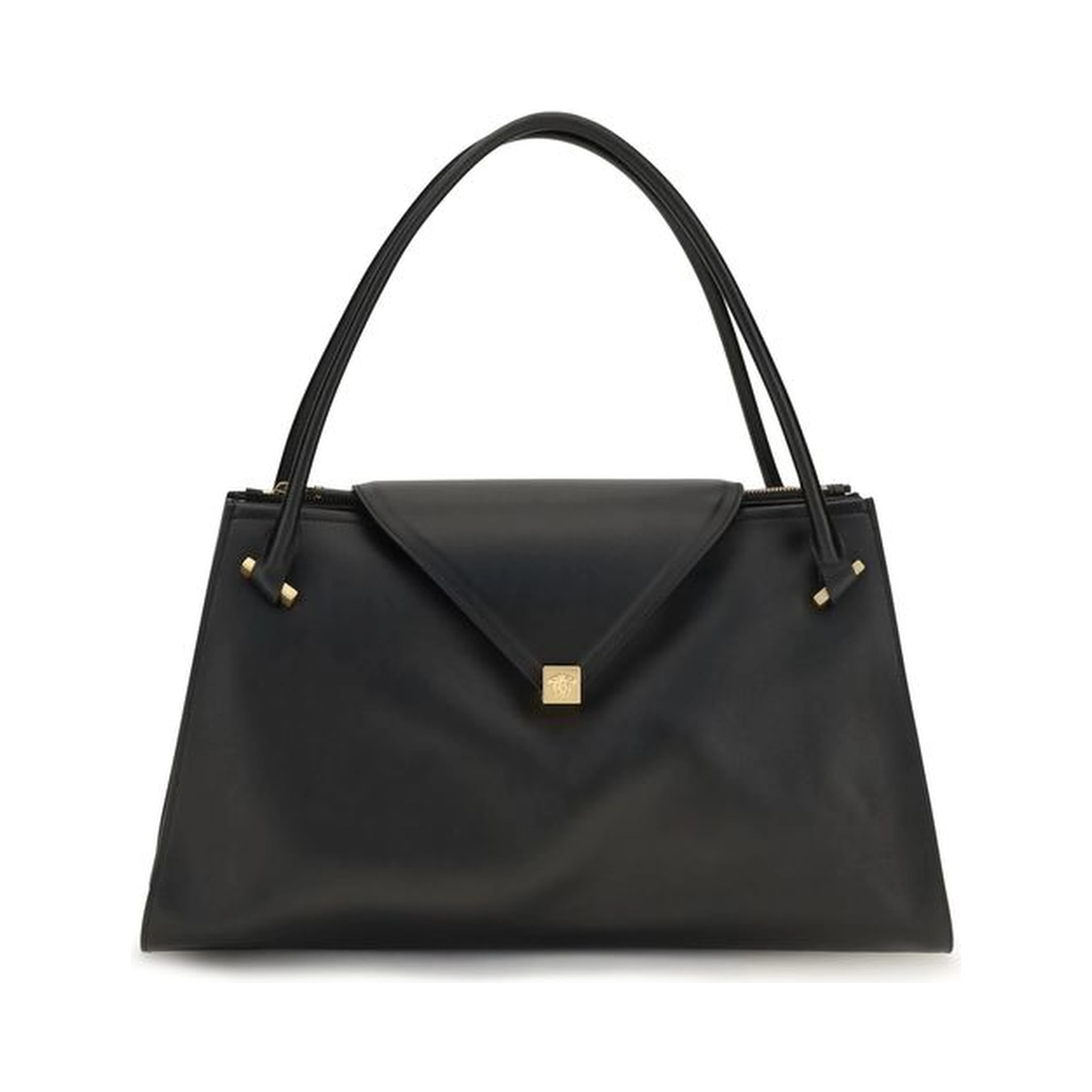 Black Calf Leather Bos Taurus Shoulder Bag