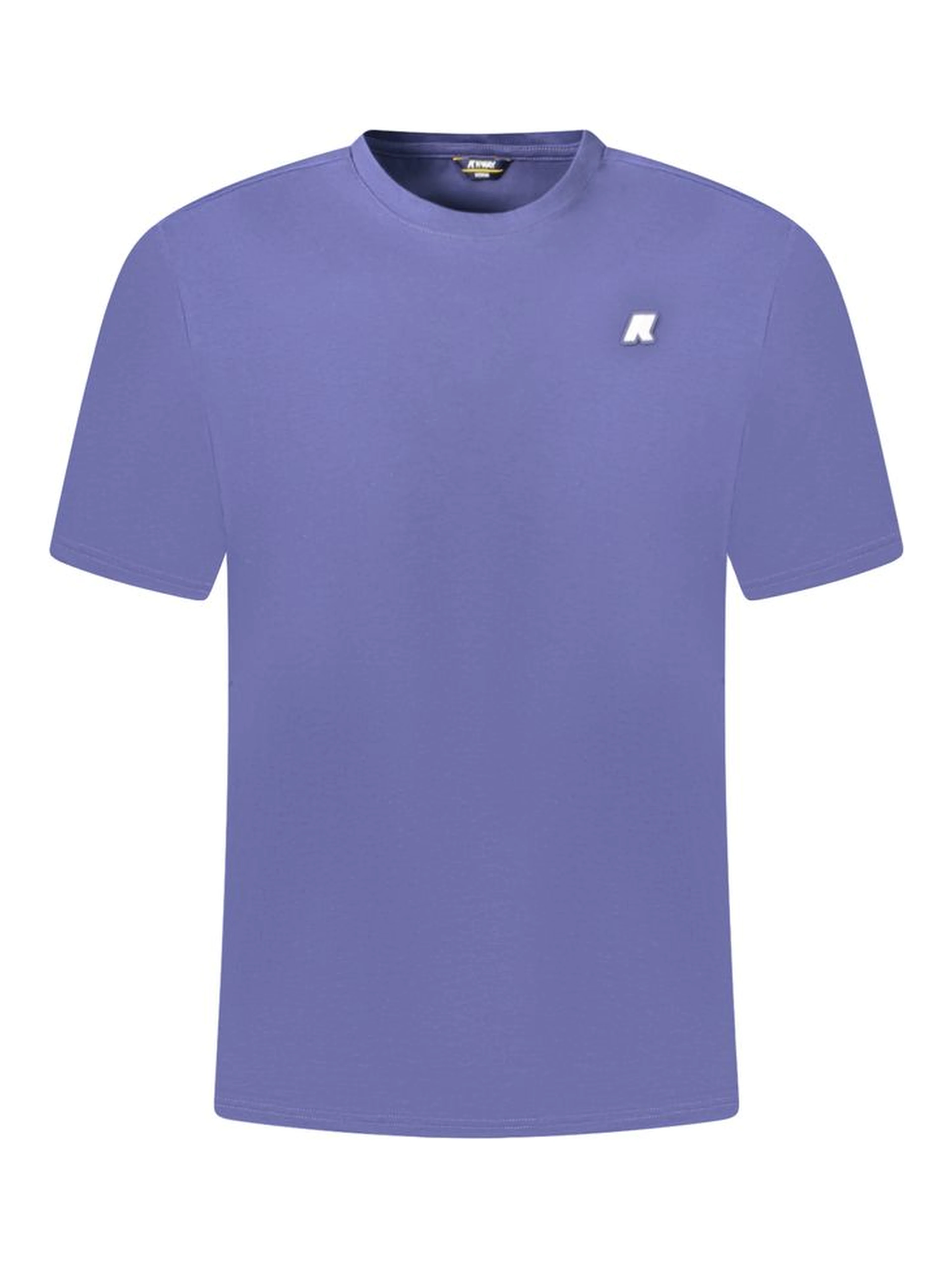 Blue Cotton Men T-Shirt
