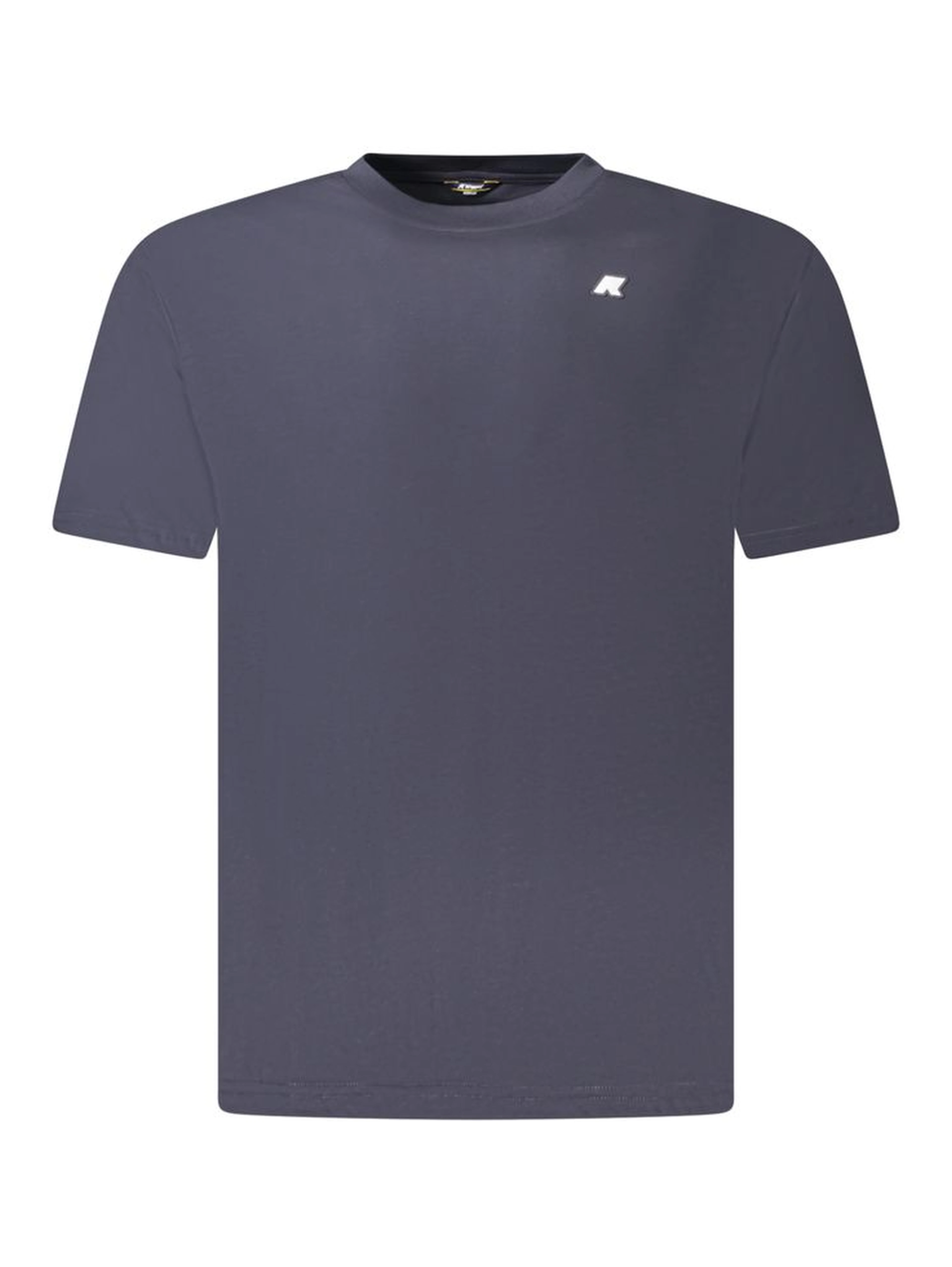 Blue Cotton Men T-Shirt