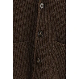 Brown Wool Oves Aries Full-Length Jacket