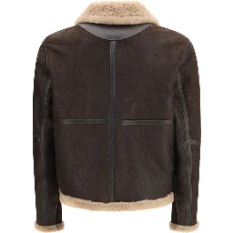 Brown Lamb Leather Full-Length Jacket