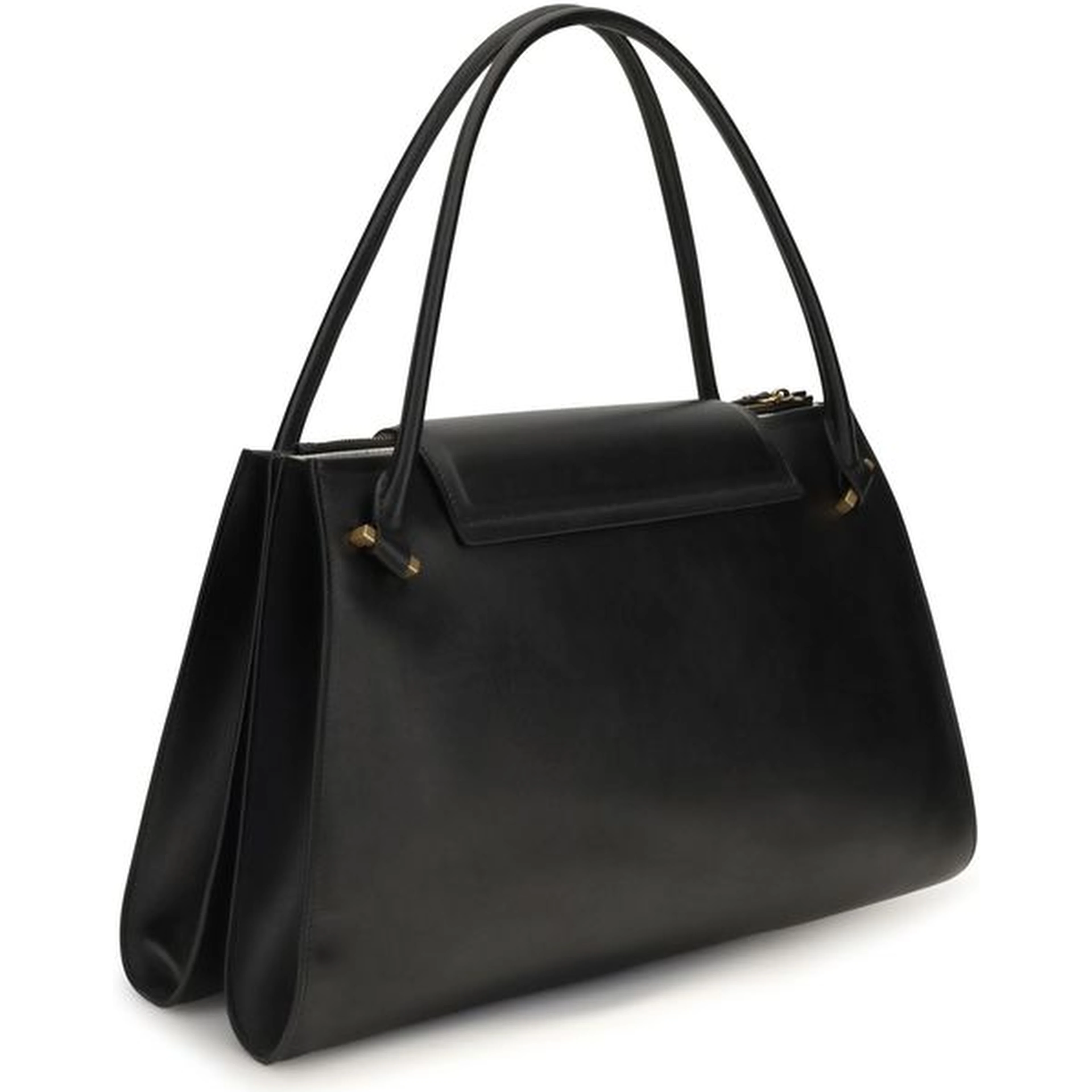 Black Calf Leather Bos Taurus Shoulder Bag