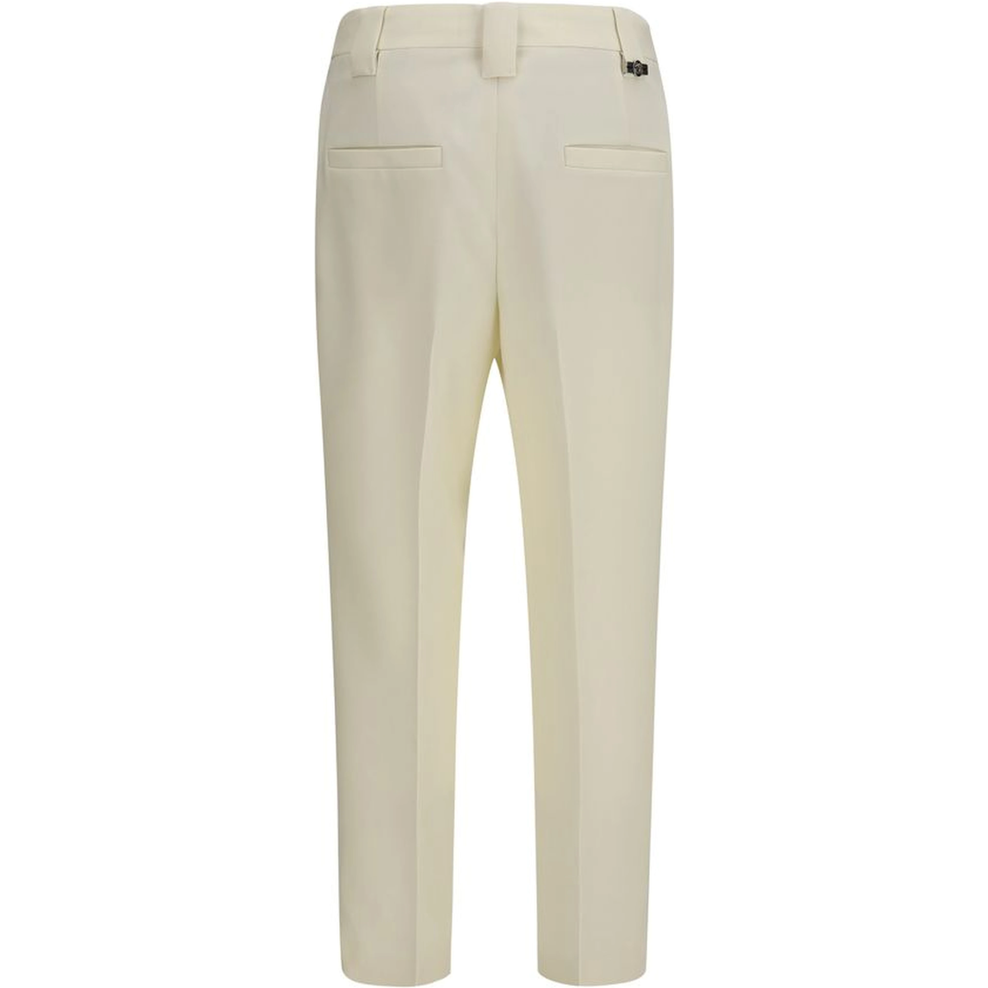 Beige Wool Oves Aries Cropped Pants