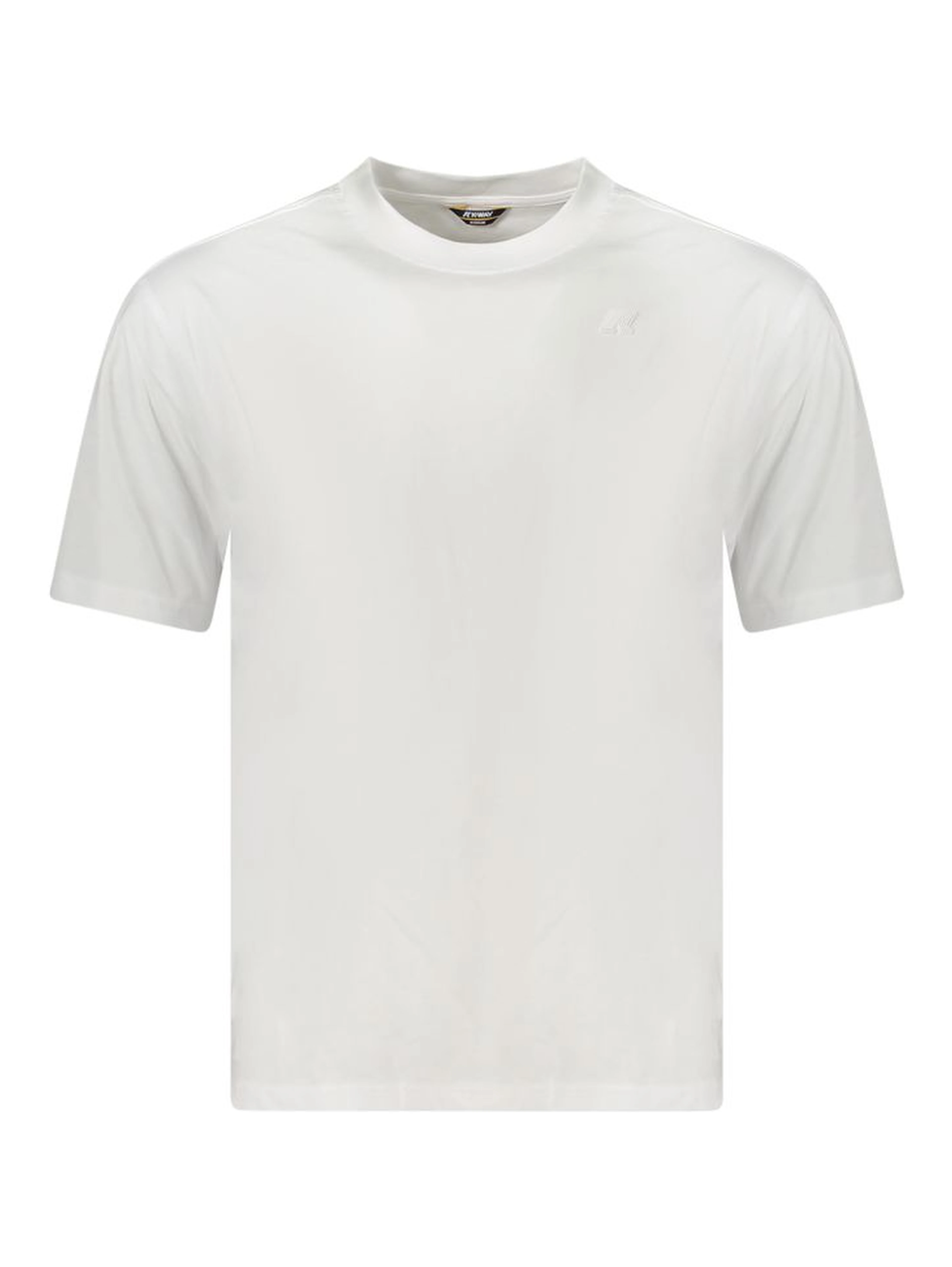 White Cotton Men T-Shirt