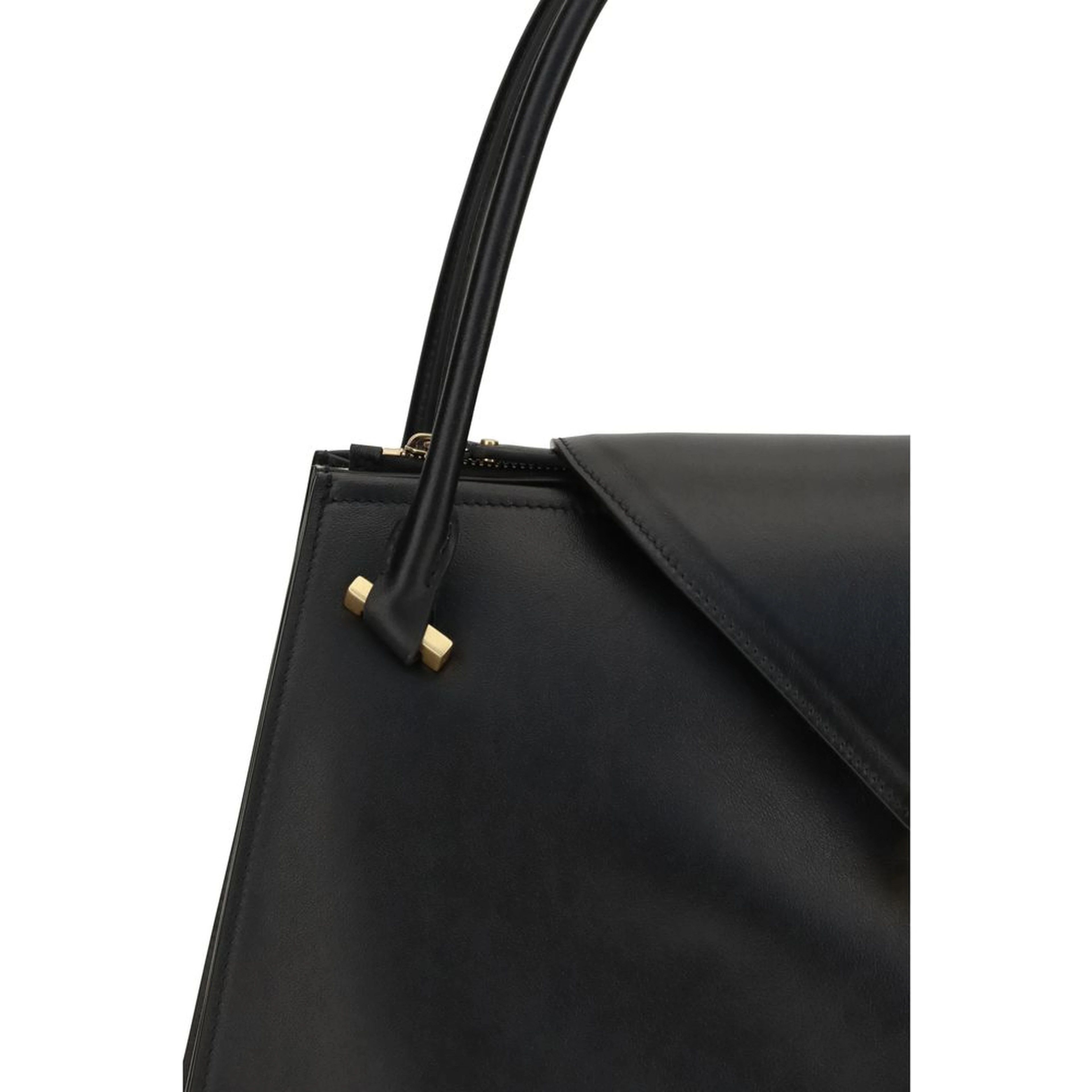 Black Calf Leather Bos Taurus Shoulder Bag