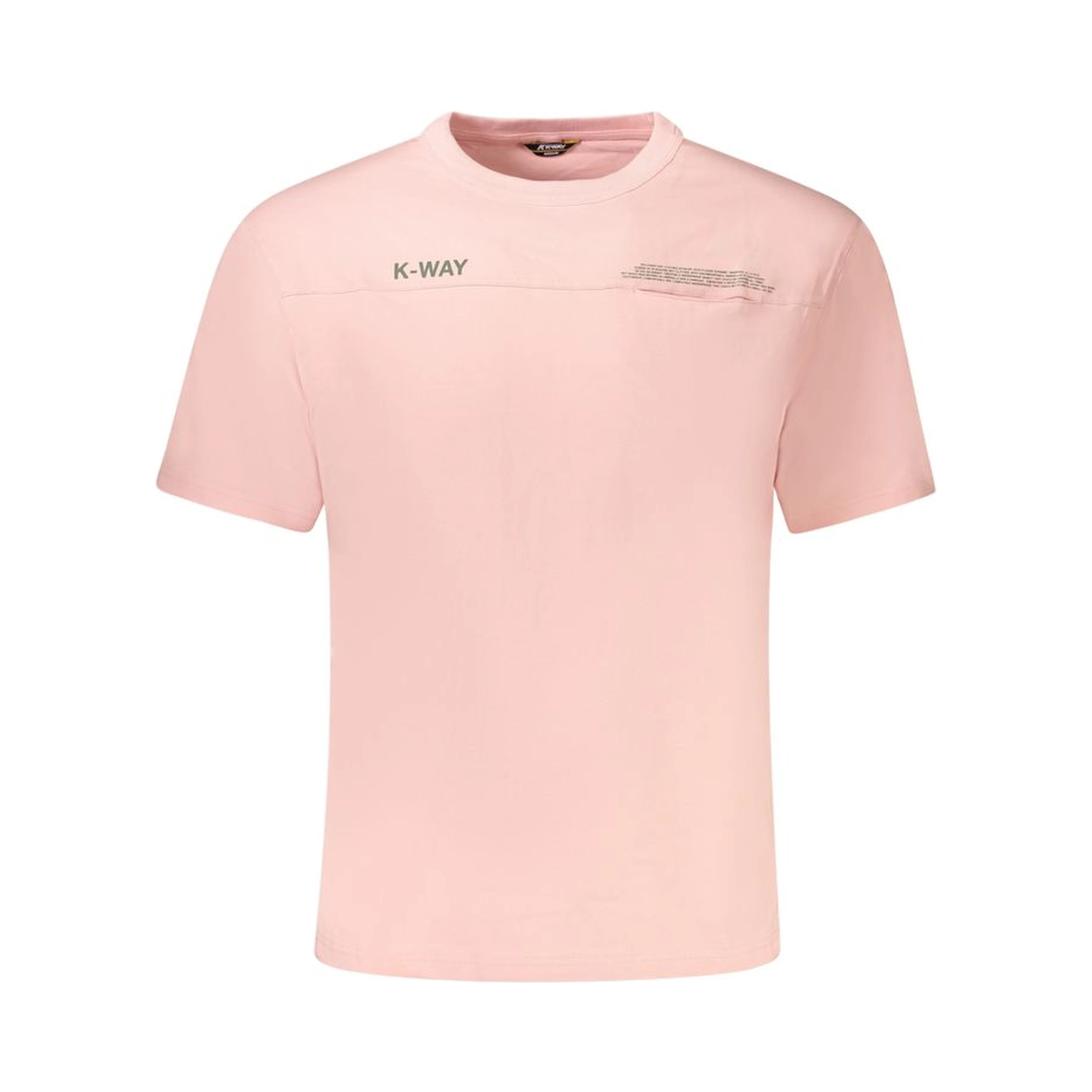 Pink Cotton Men T-Shirt