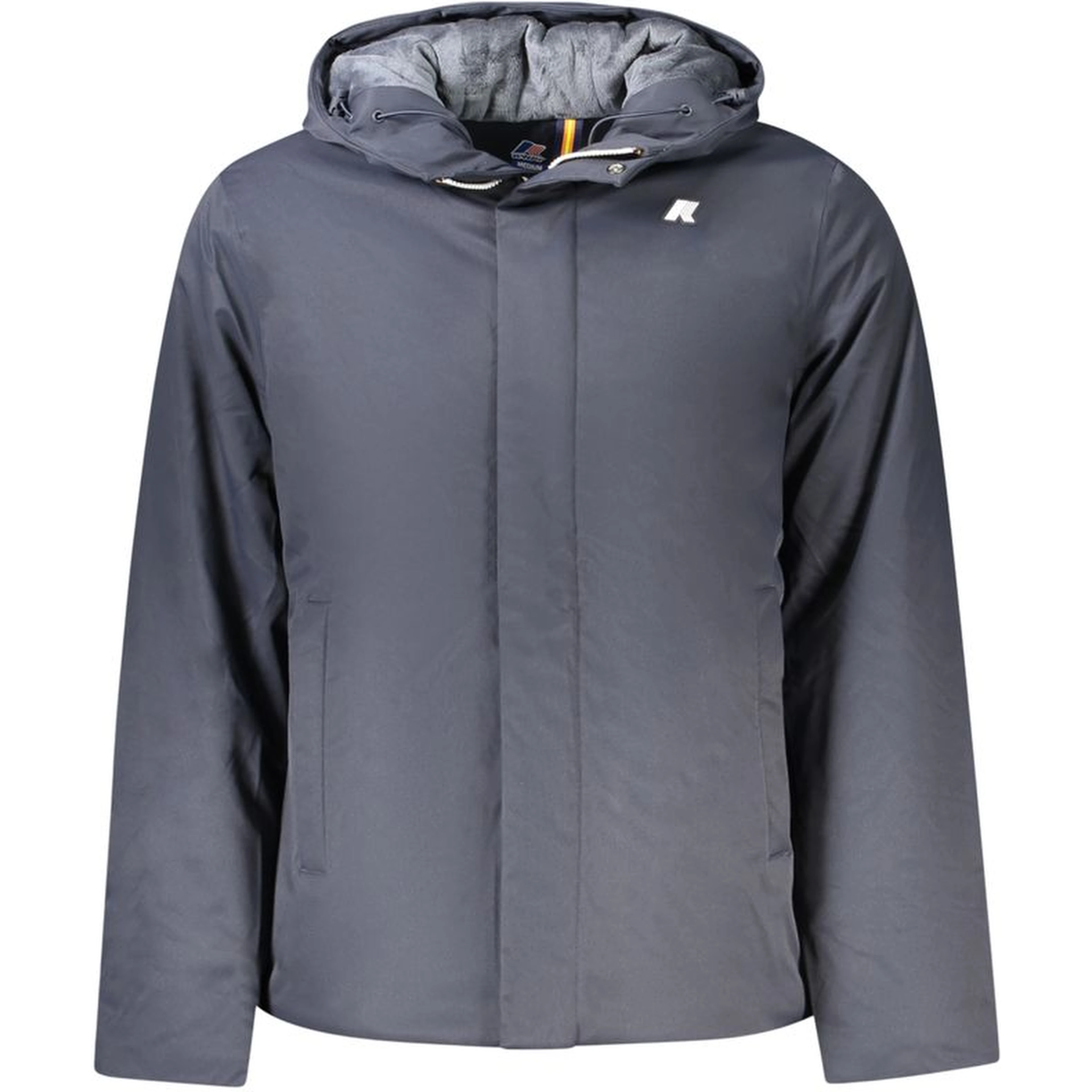 Blue Polyester Men's Jacket