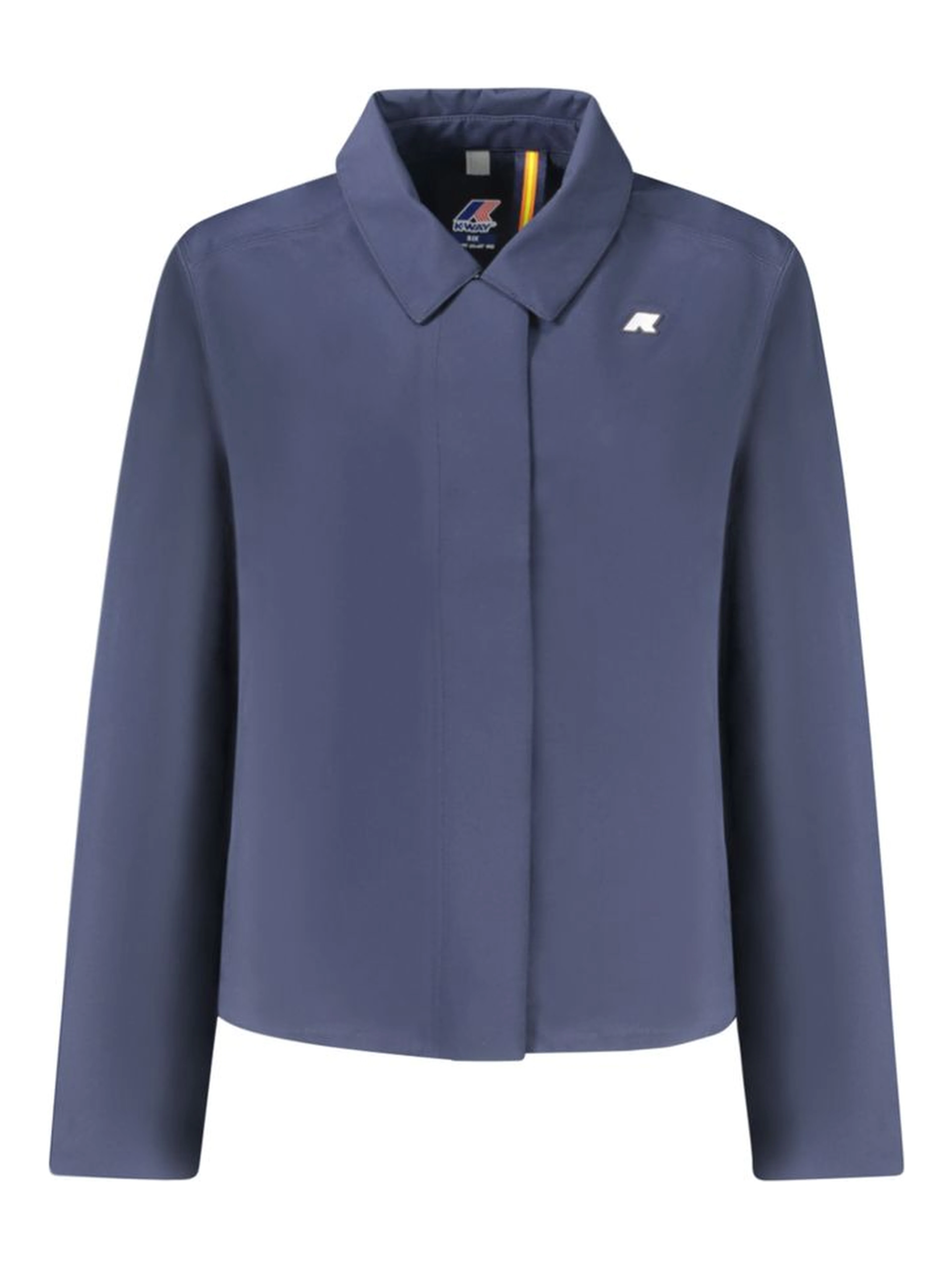 Blue Polyester Women Jacket