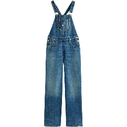 Blue Recycled Cotton Jumpsuit