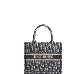 Blue Cotton Tote Bag