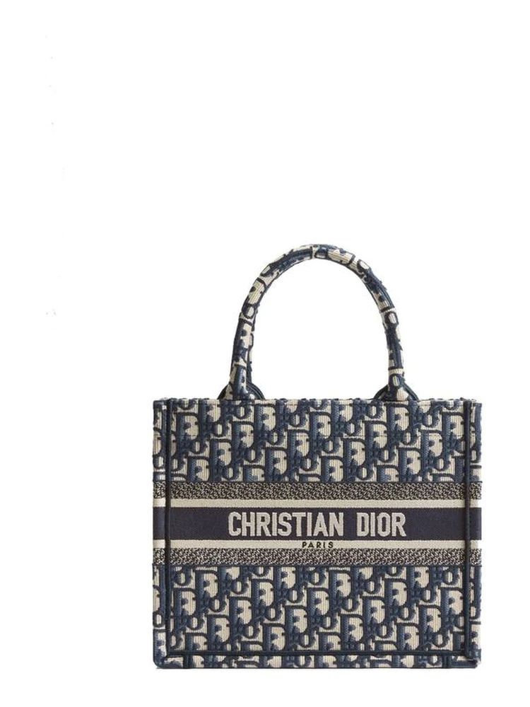 Blue Cotton Tote Bag
