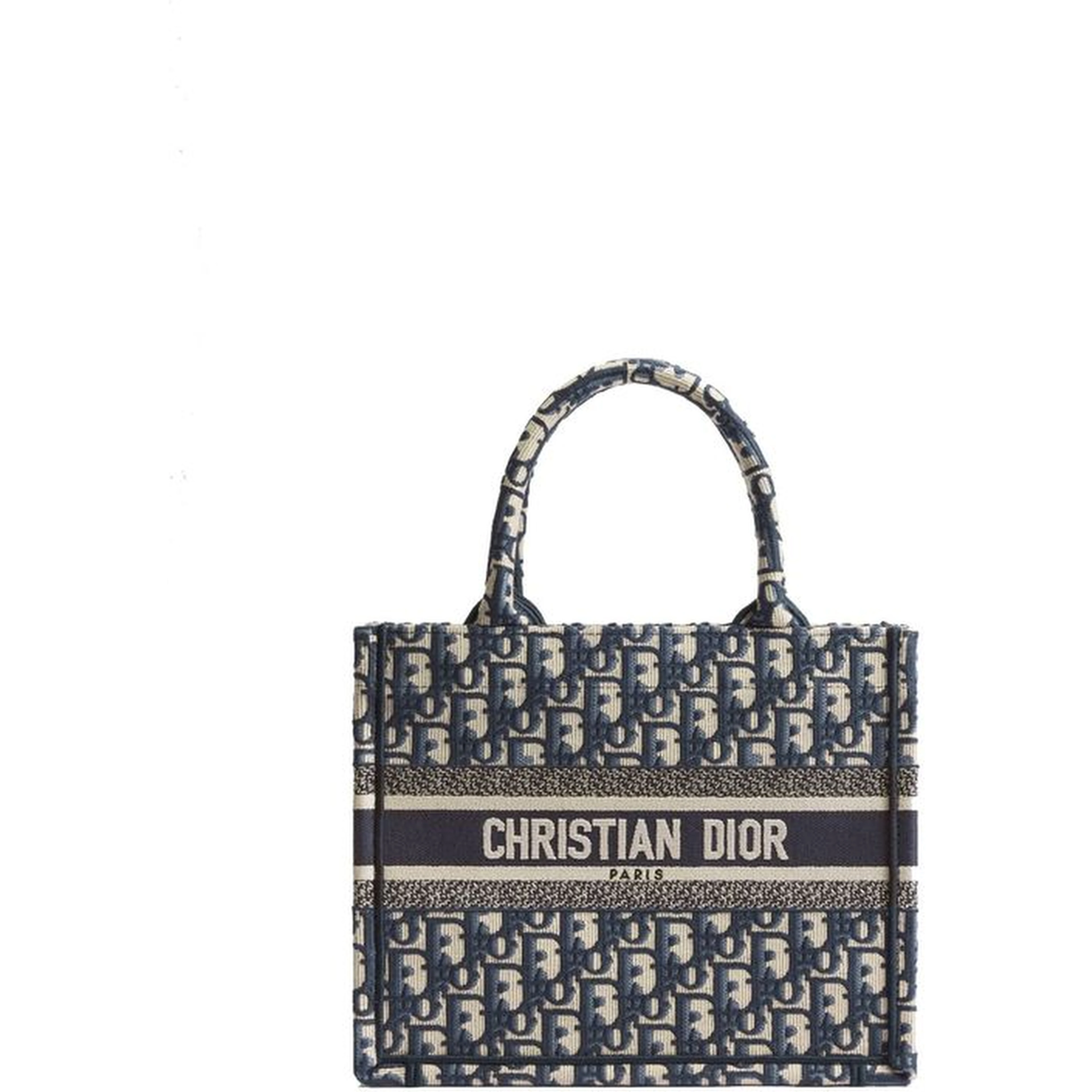 Blue Cotton Tote Bag