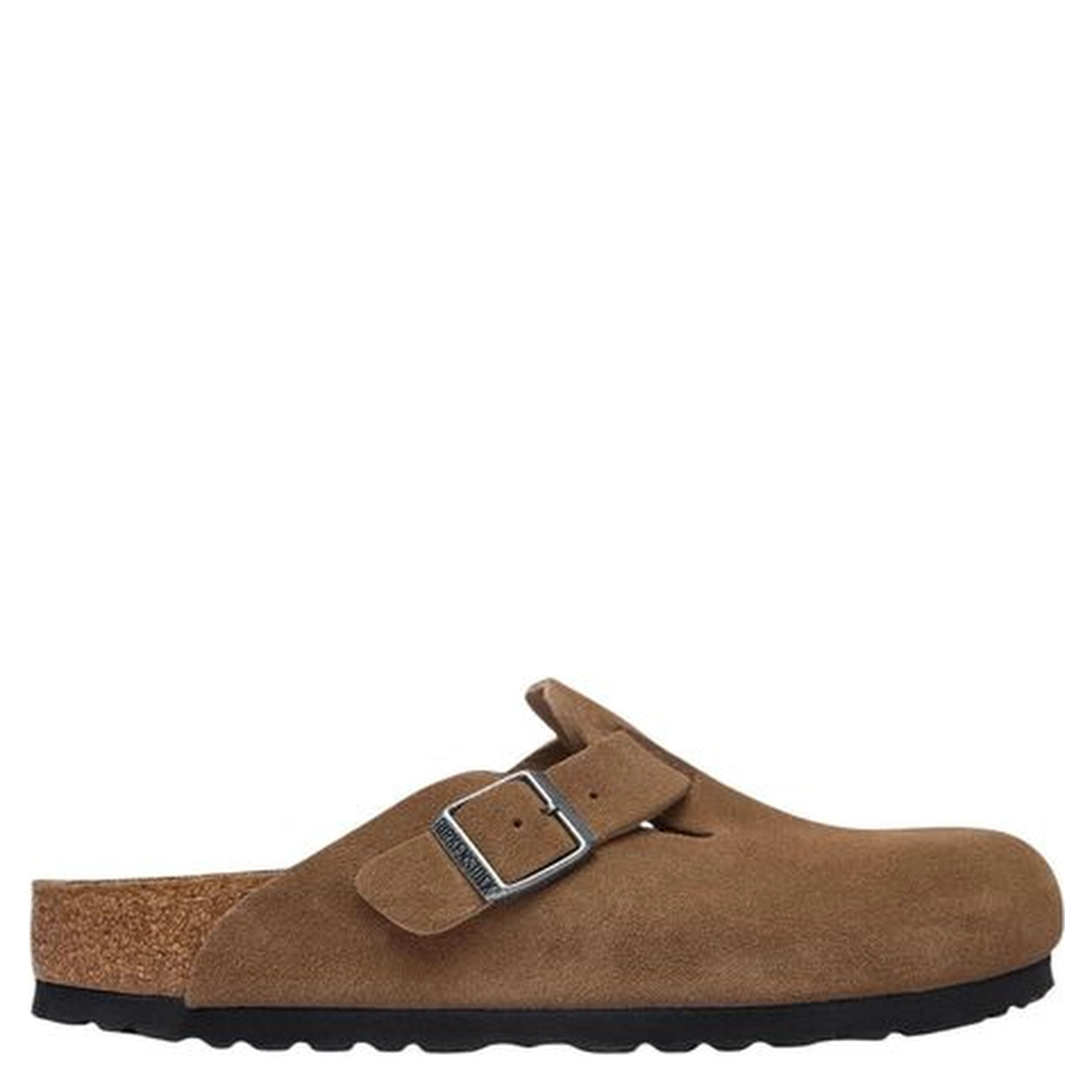Brown Suede Leather Clogs