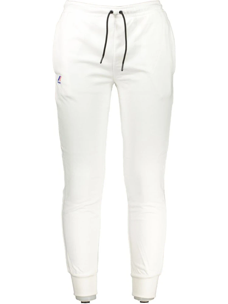 White Cotton Men's Sweatpants