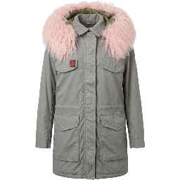 Pink Cotton Women's Jacket
