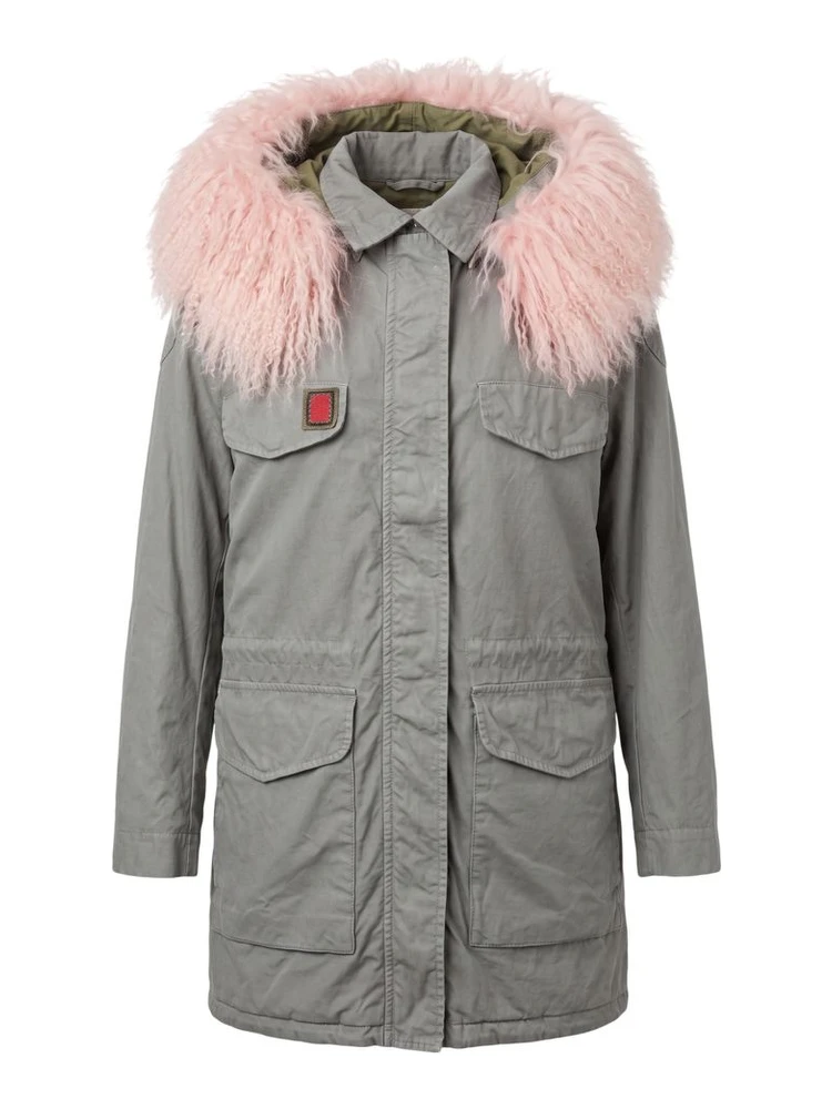 Pink Cotton Women's Jacket