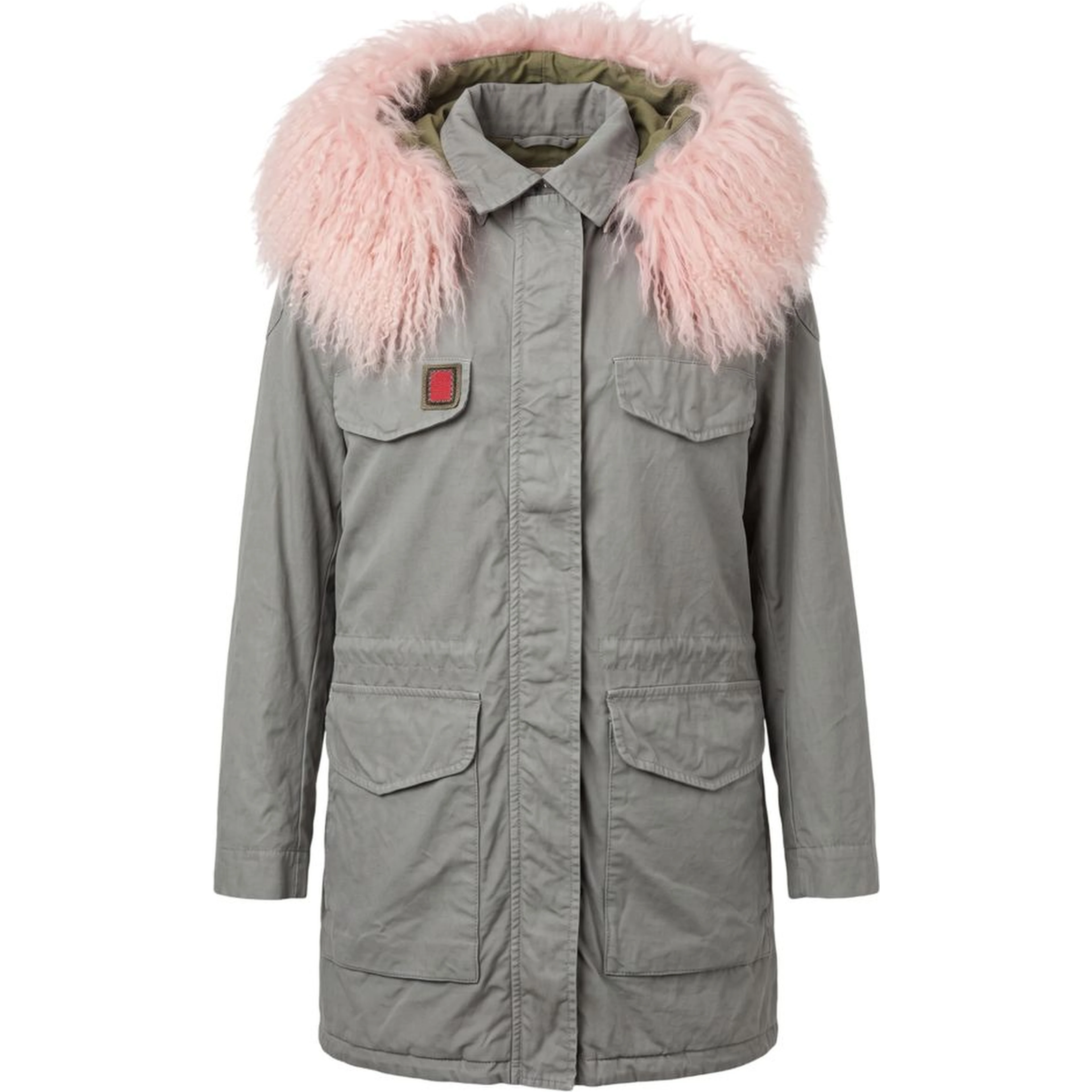 Pink Cotton Women's Jacket