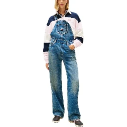 Blue Recycled Cotton Jumpsuit