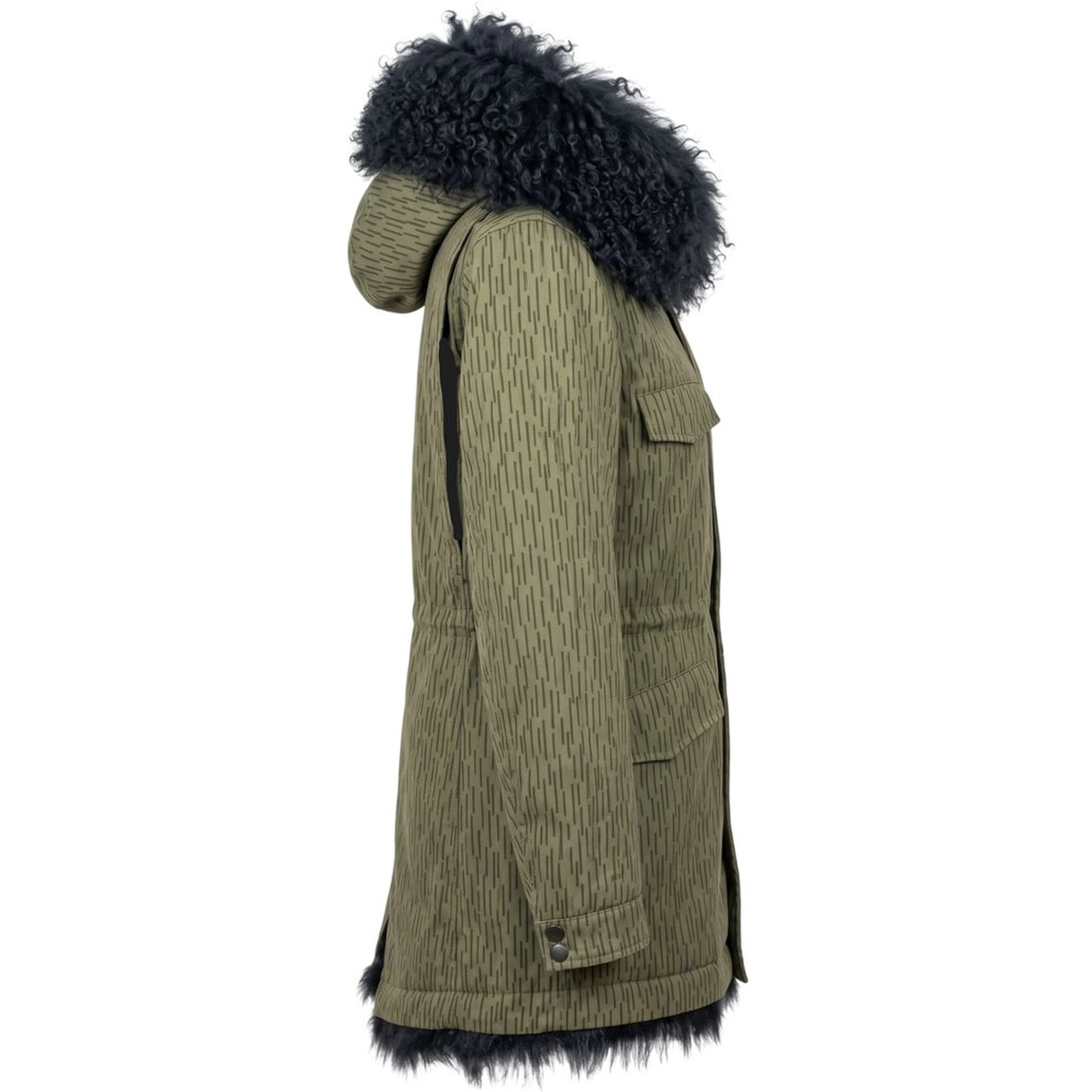 Green Cotton Women's Jacket