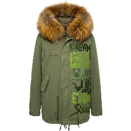 Green Cotton Women's Jacket