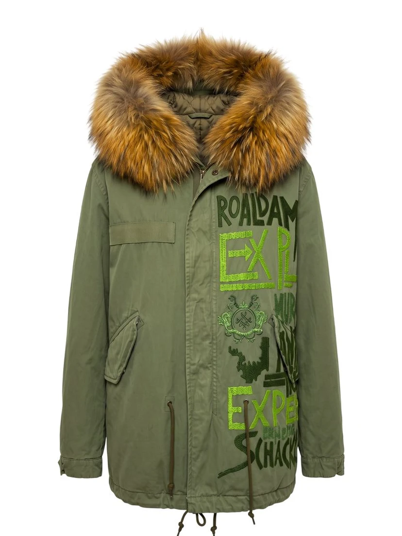 Green Cotton Women's Jacket