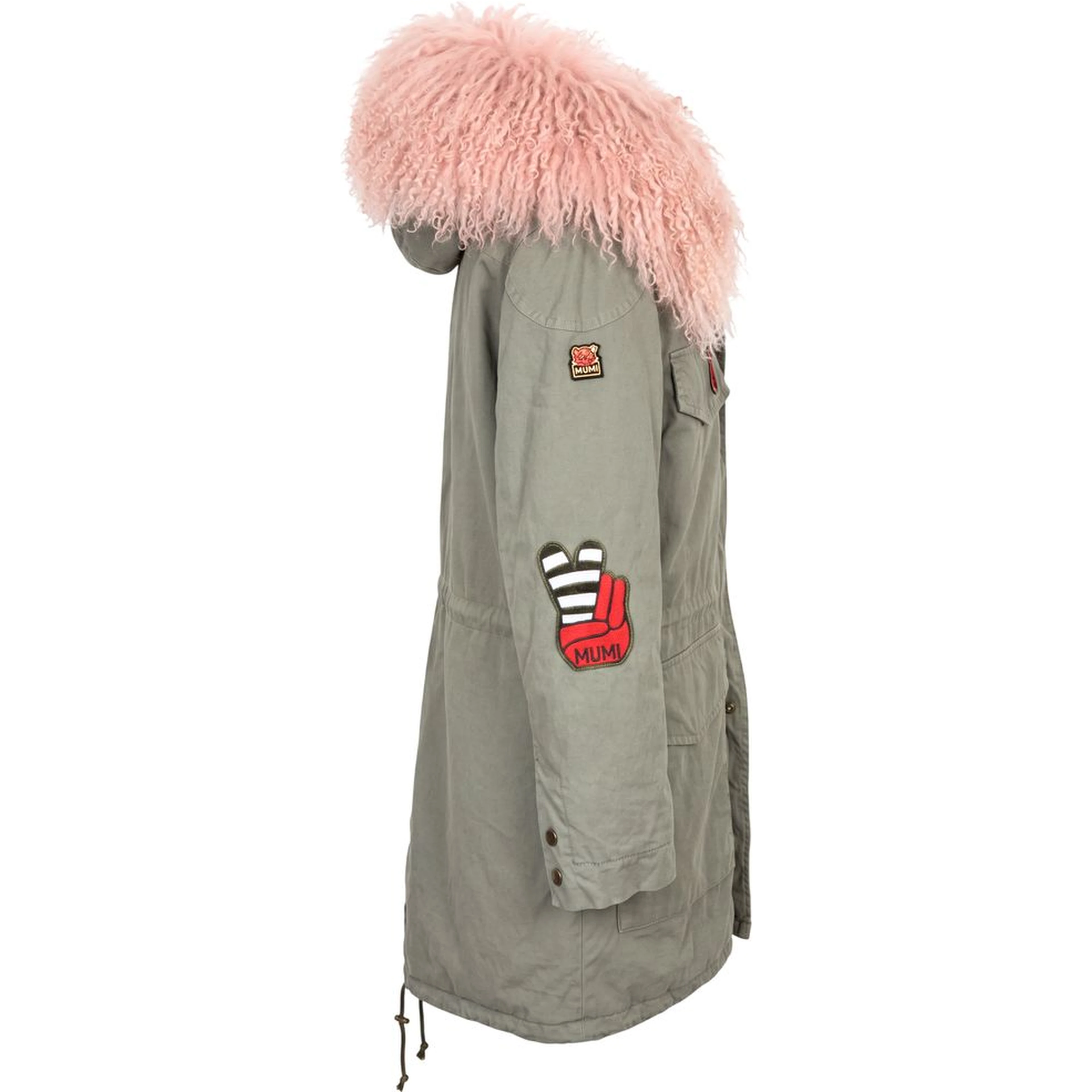 Pink Cotton Women's Jacket