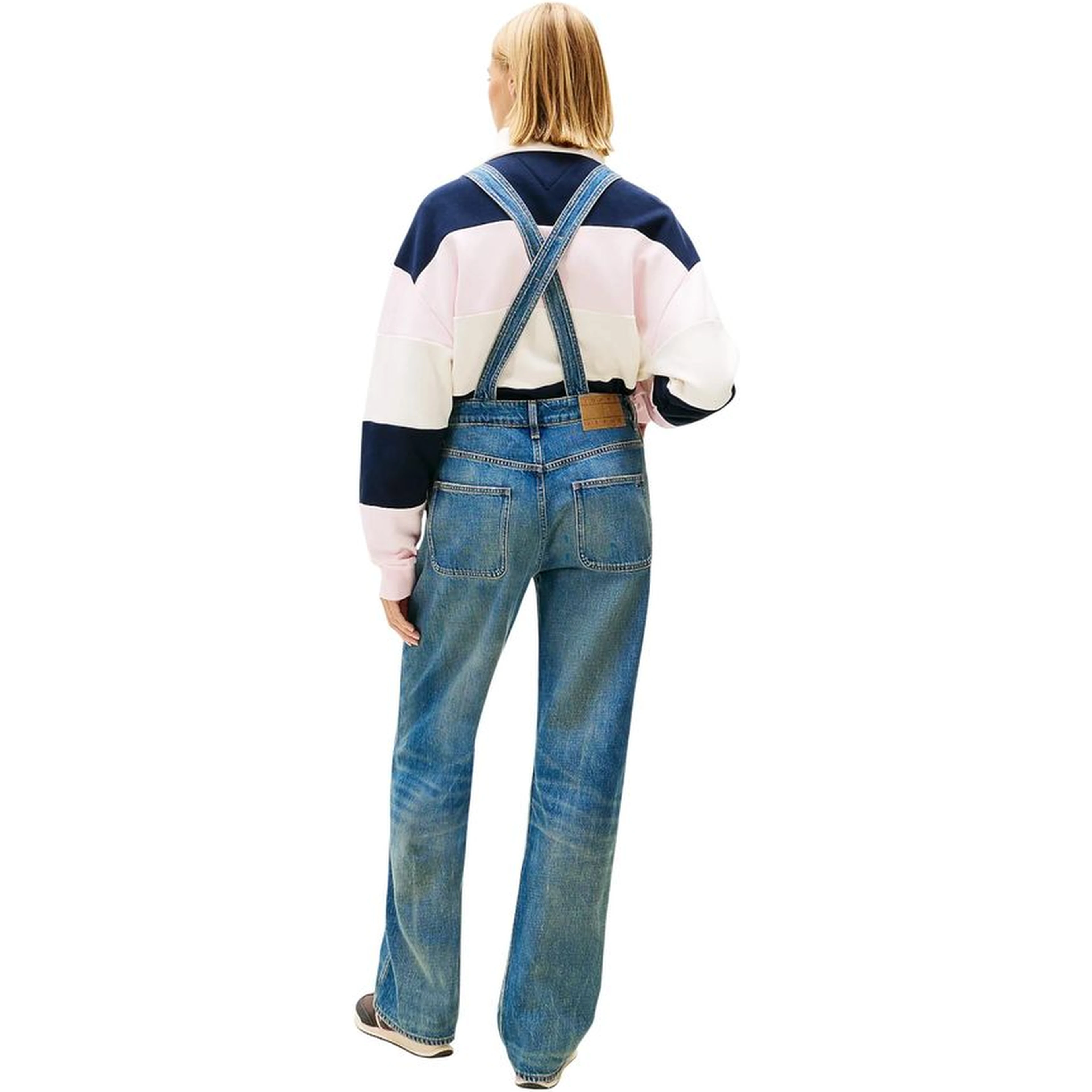 Blue Recycled Cotton Jumpsuit