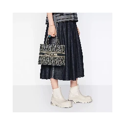 Blue Cotton Tote Bag