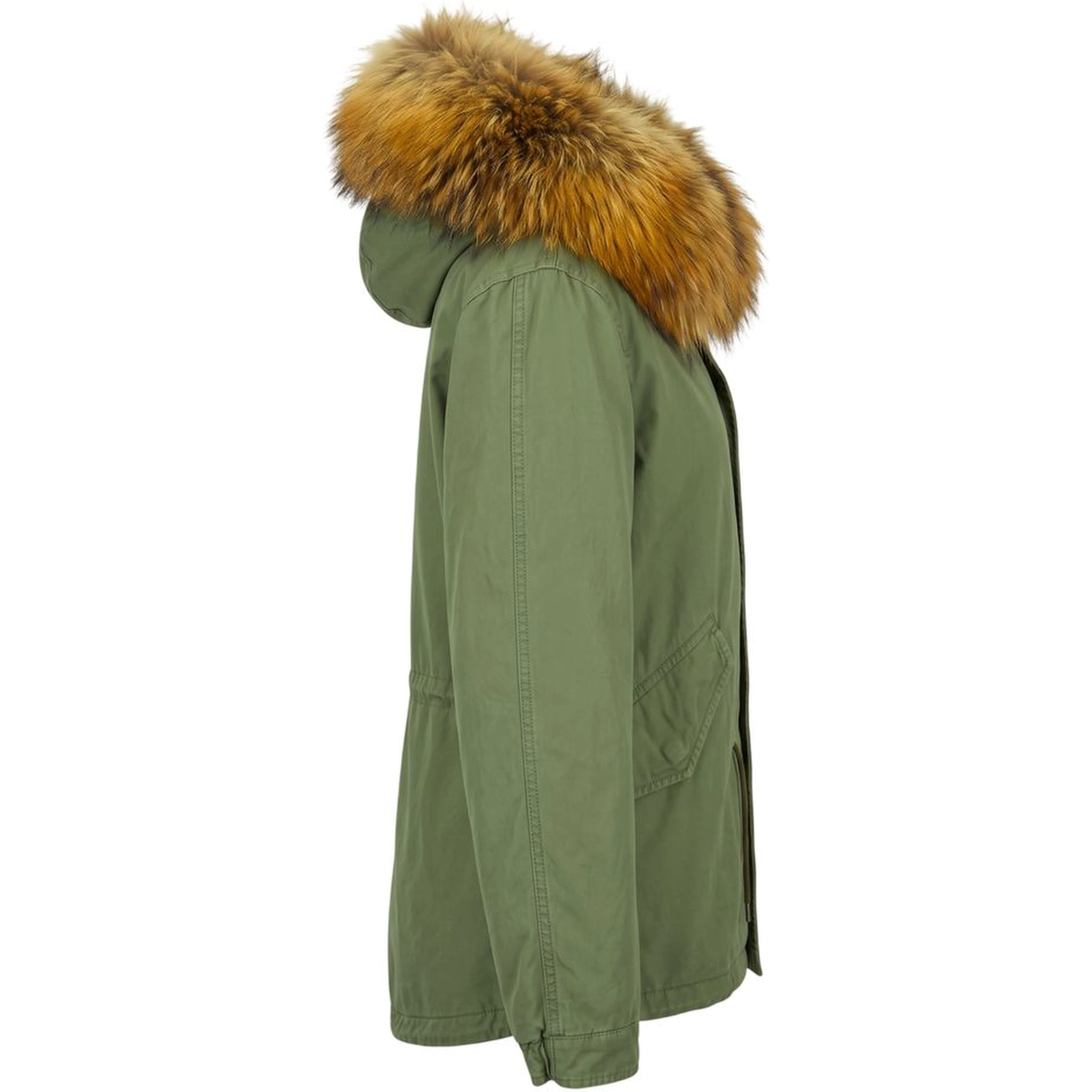 Green Cotton Women's Jacket