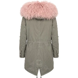 Pink Cotton Women's Jacket