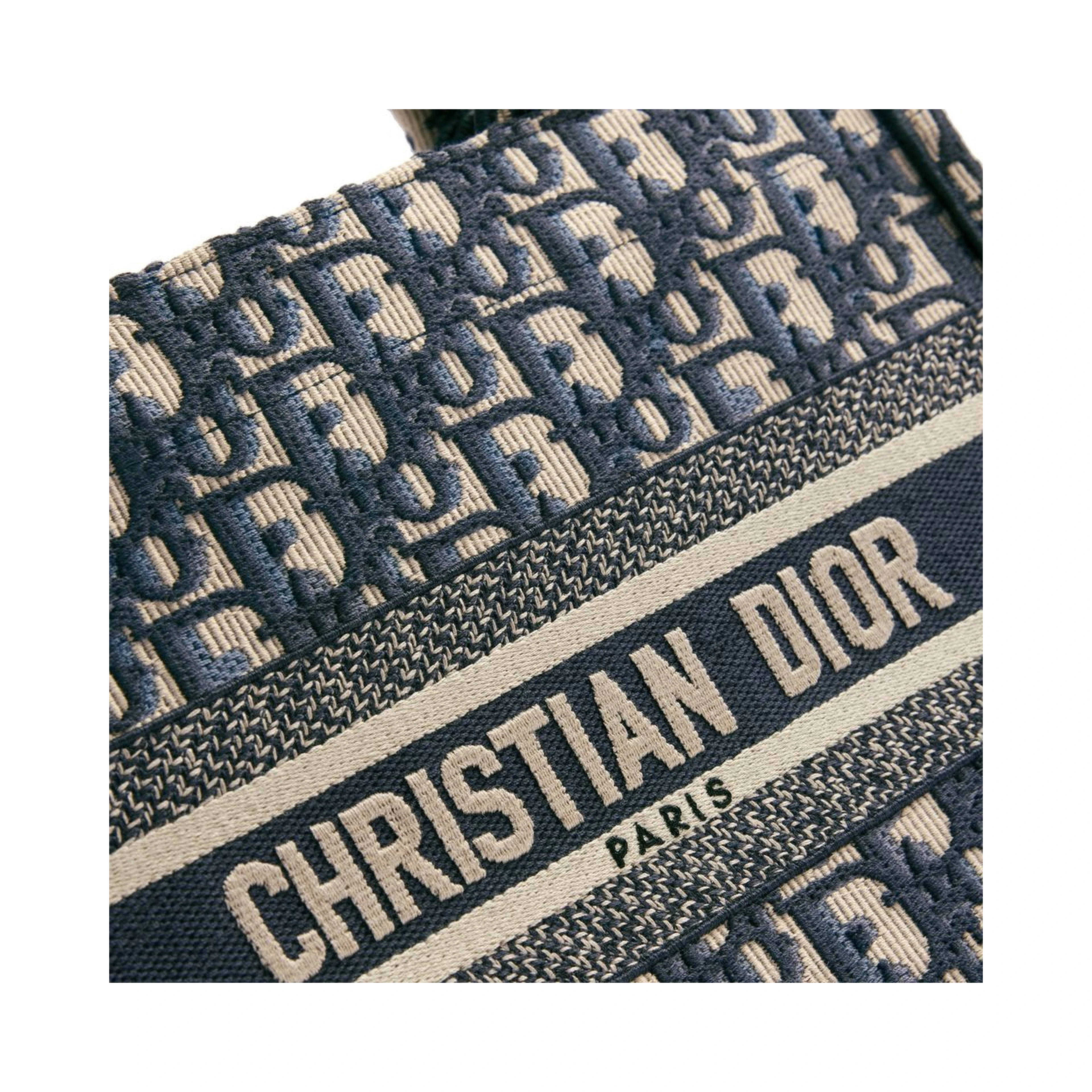 Blue Cotton Tote Bag