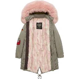 Pink Cotton Women's Jacket