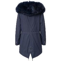 Blue Cotton Women's Jacket