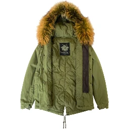 Green Cotton Women's Jacket