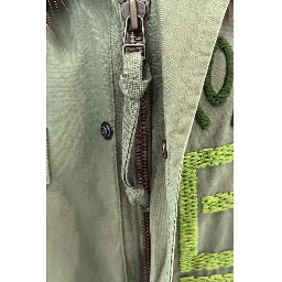 Green Cotton Women's Jacket