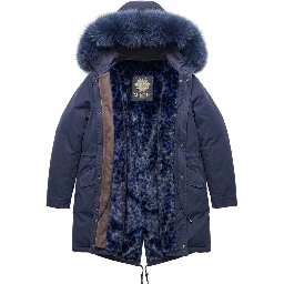 Blue Cotton Women's Jacket