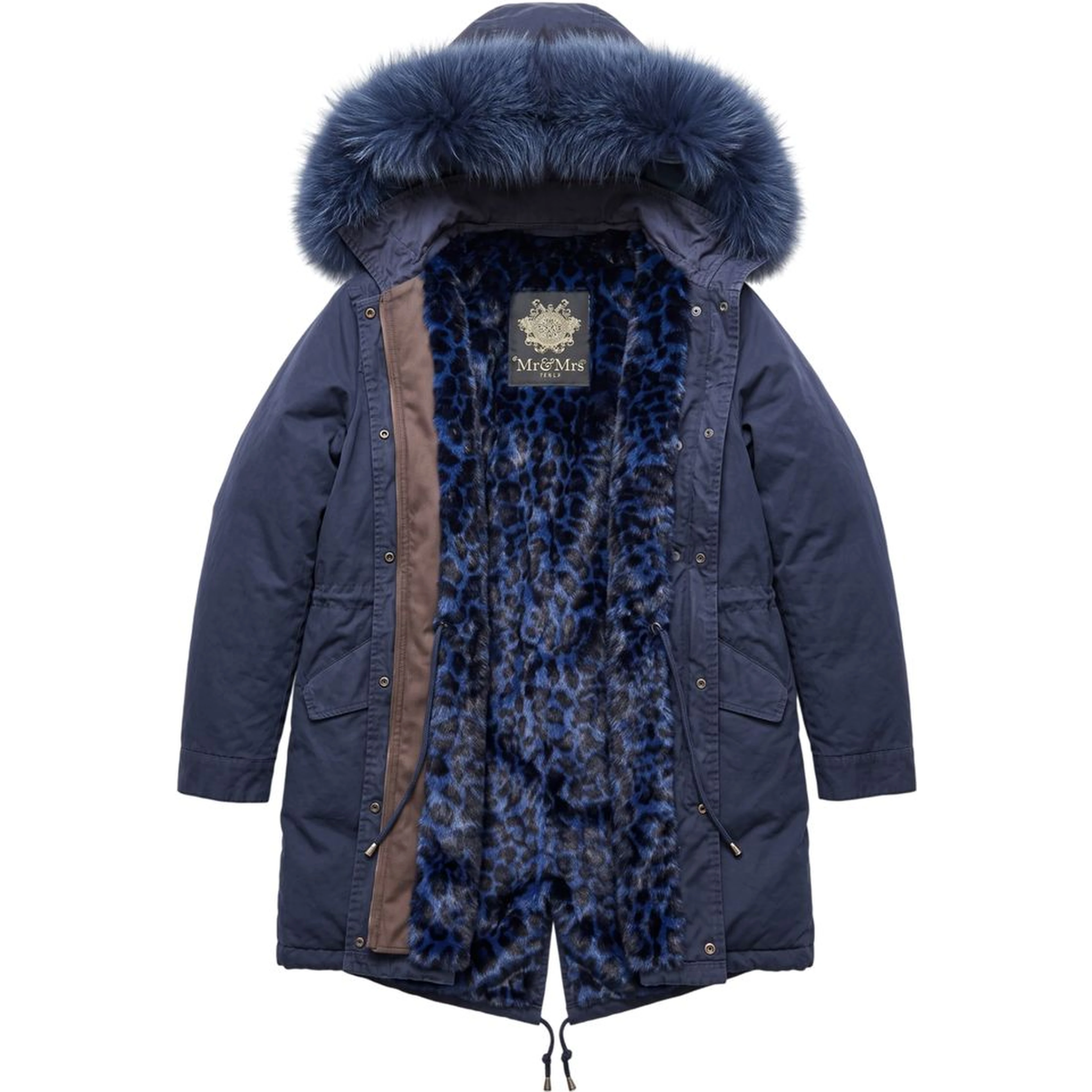 Blue Cotton Women's Jacket