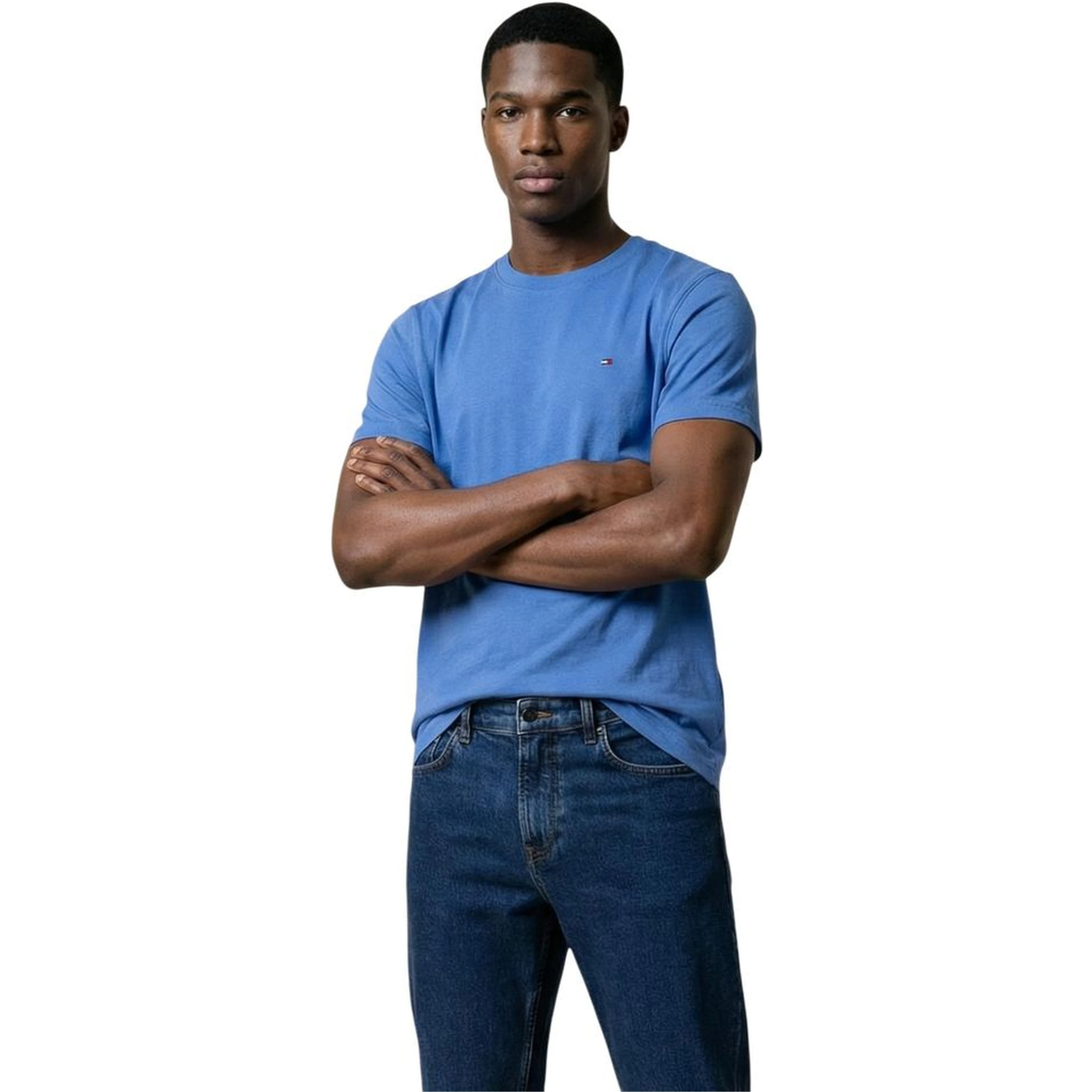 Blue Recycled Cotton T-Shirt