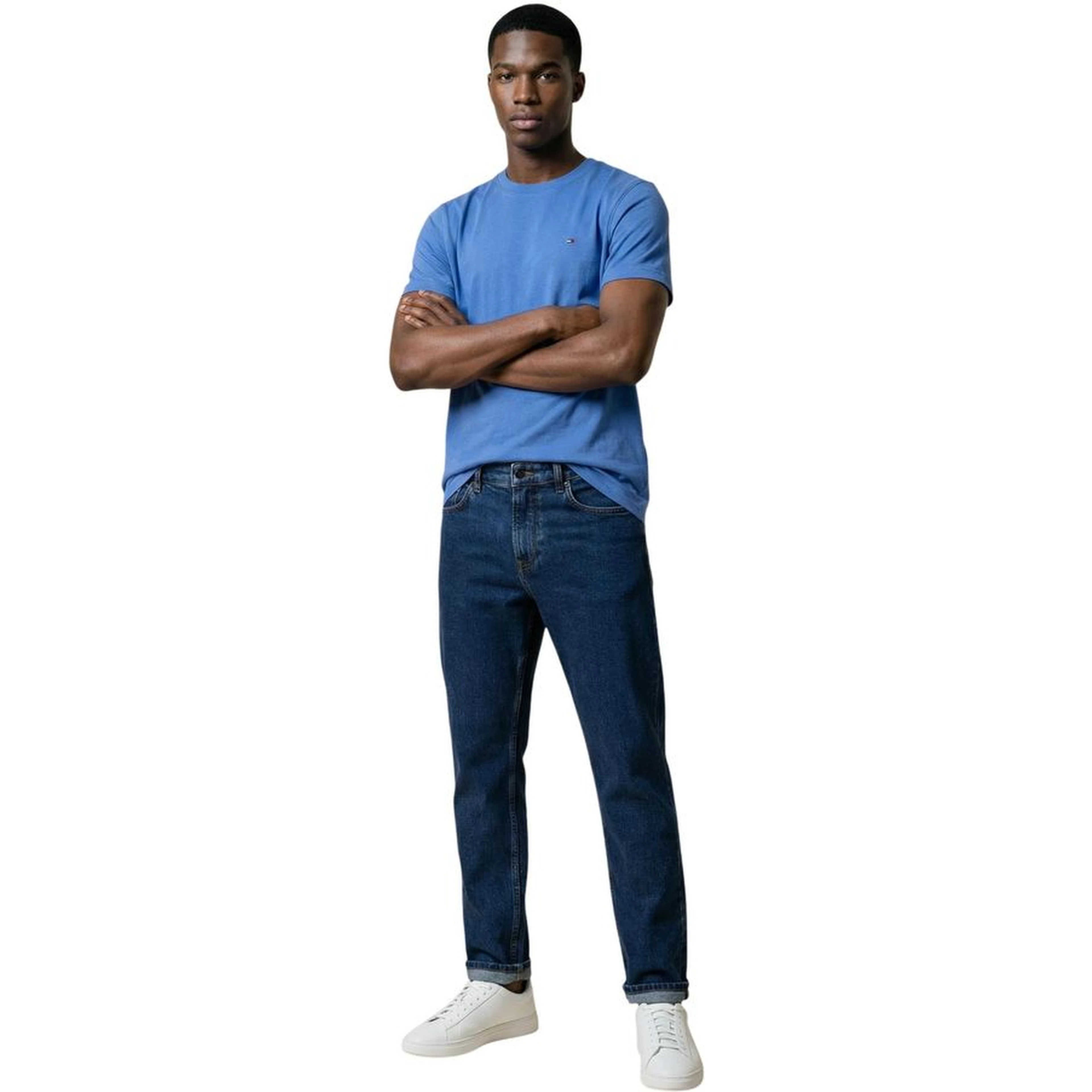 Blue Recycled Cotton T-Shirt
