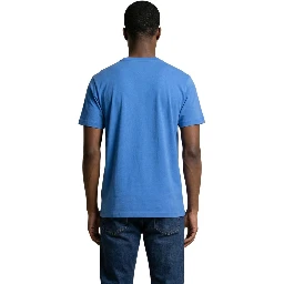 Blue Recycled Cotton T-Shirt